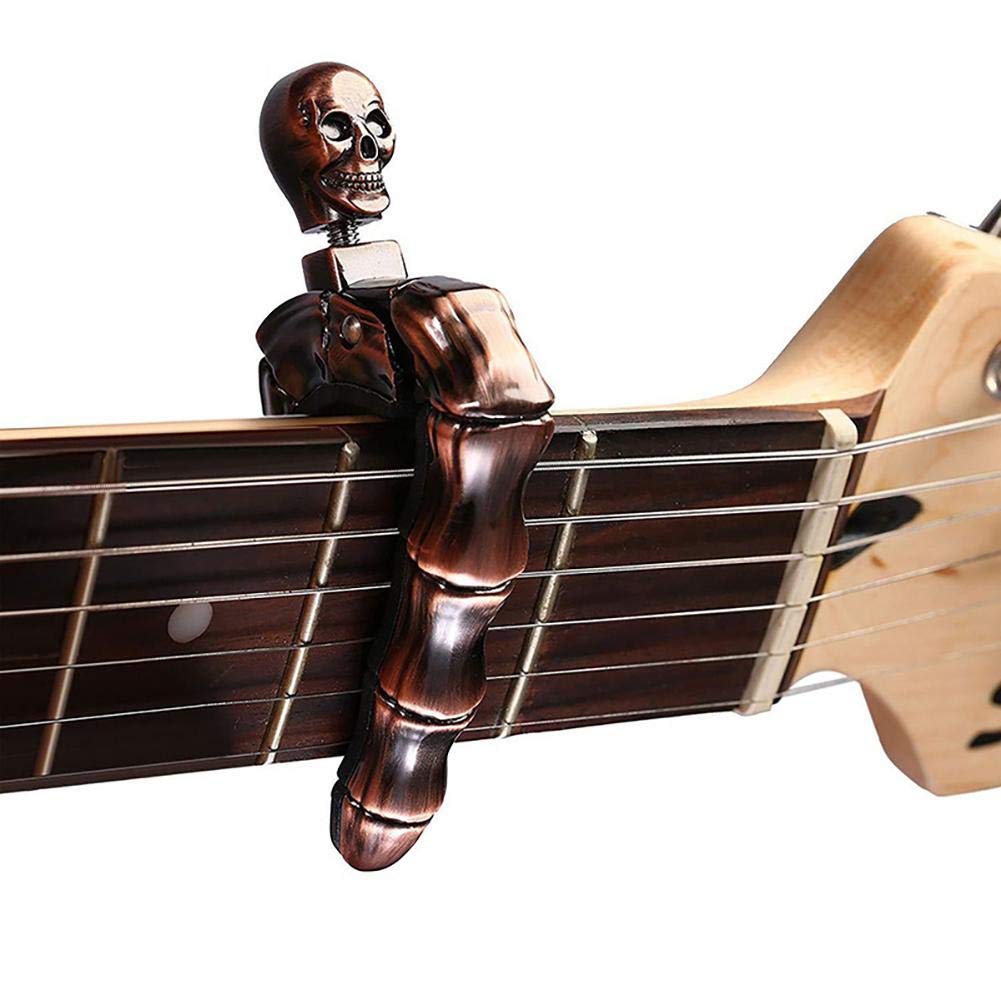 Guitar Capo Clip - Guitar Capo Skull Capo for Acoustic