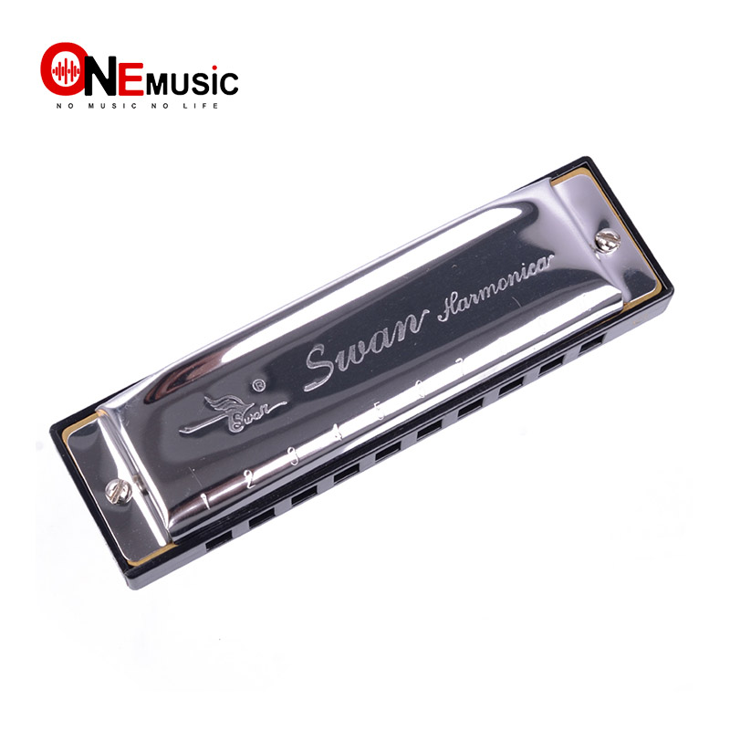 Harmonica 10 Hole - SWAN Harmonica BLUES SW1020-1 10 Hole