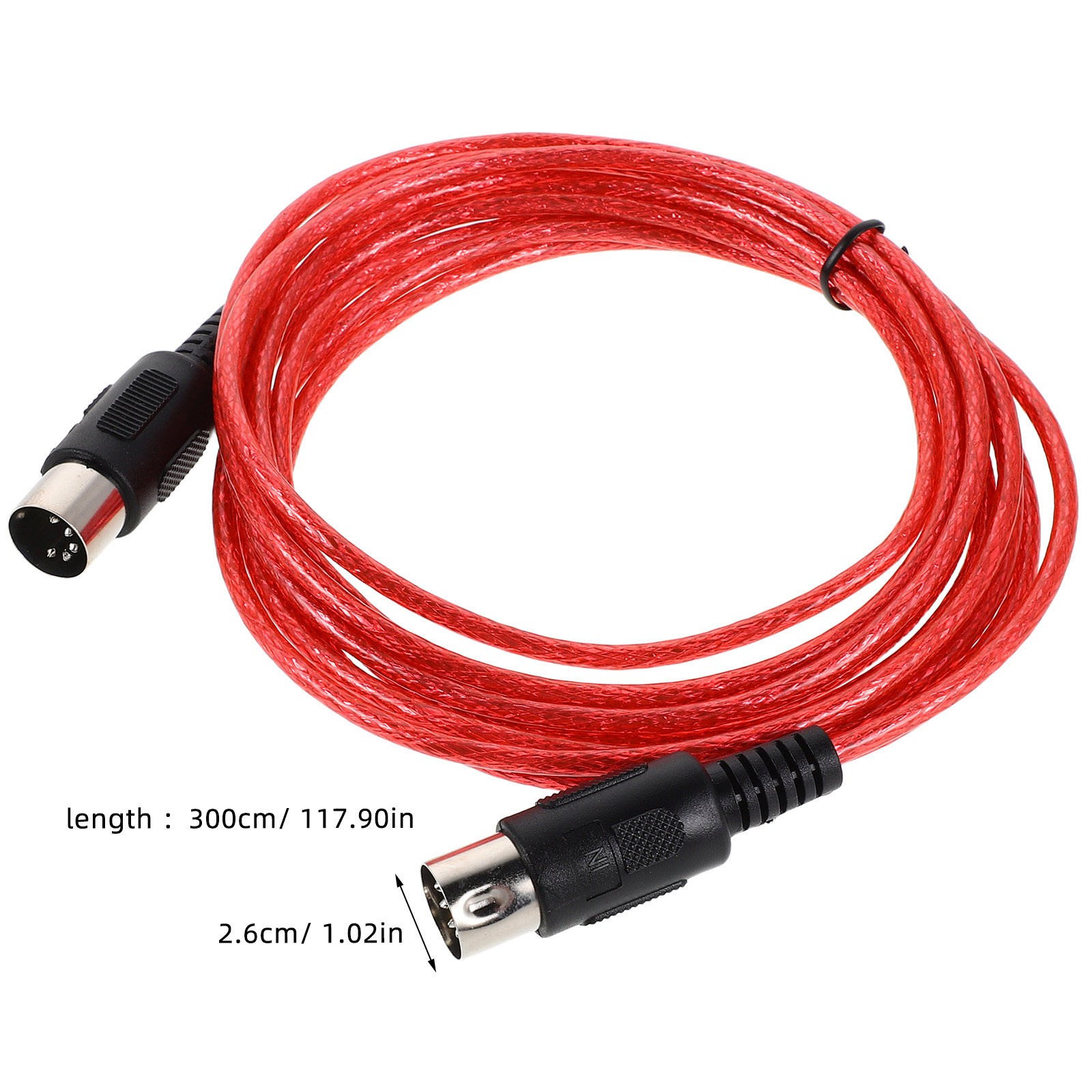 Studio-Grade 5-Pin Midi Cable  - Audio Music Grading recension och pris
