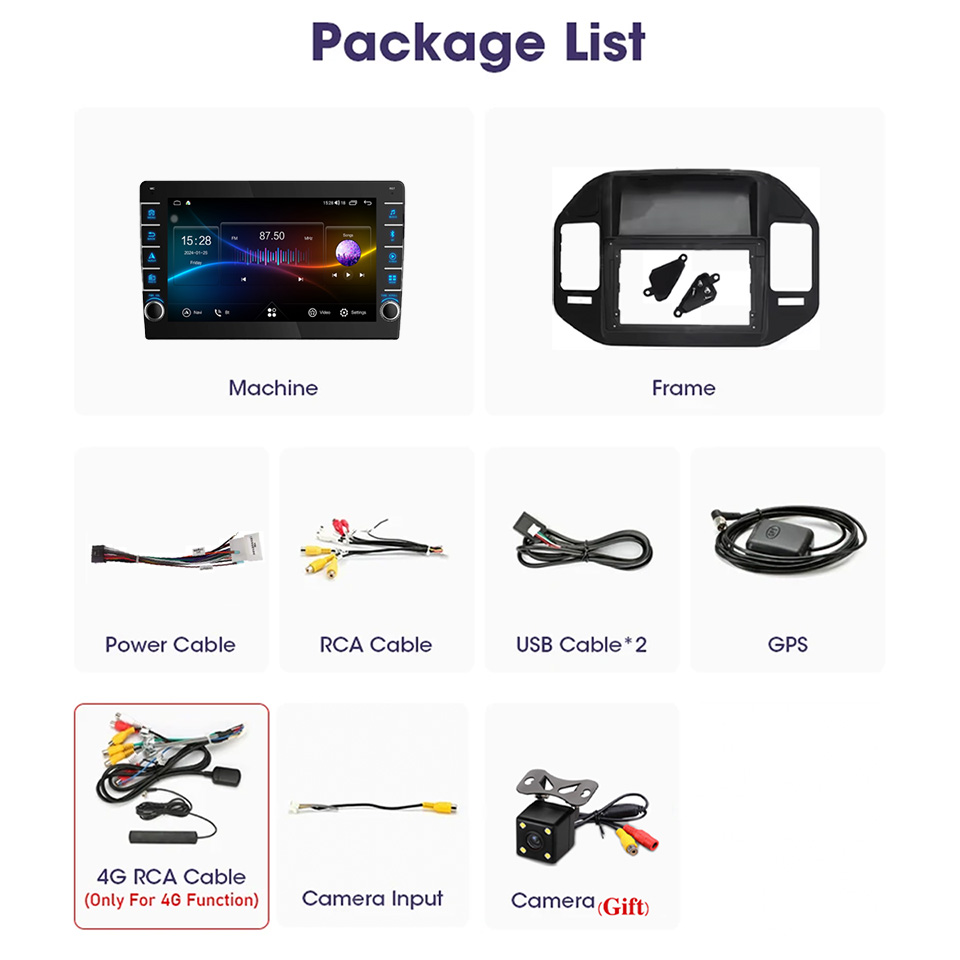 8G Ram 128GB QLED Car Radio Vi - Audio Music To Text recension och pris