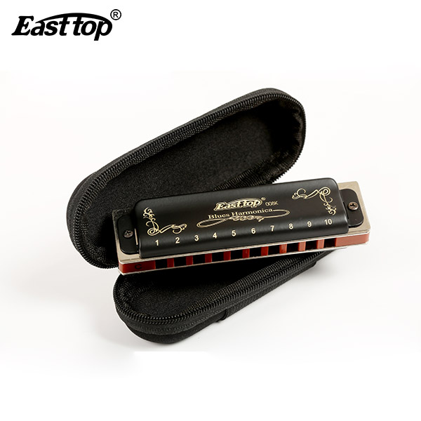 EASTTOP T008K Key of a New Blu - Harmonica 10 Hole recension och pris