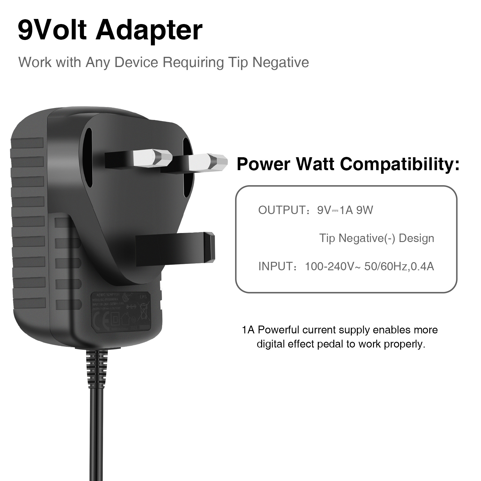 Lekato Power Adapter 6 Ways Mu - Audio Music Effect recension och pris