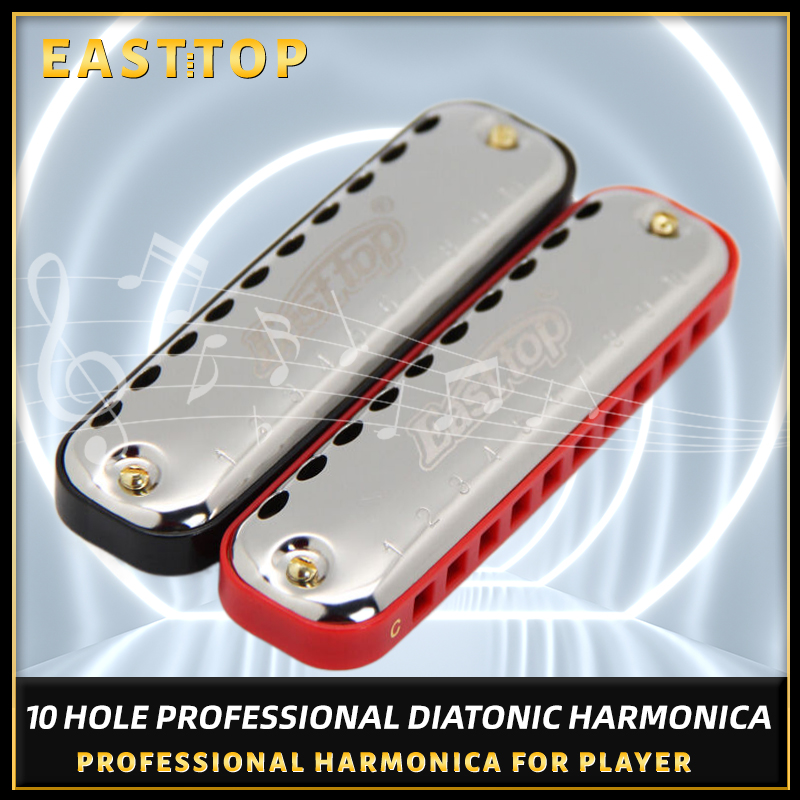 EASTTOP Harmonica Blues Harp K - Harmonica 10 Hole recension och pris
