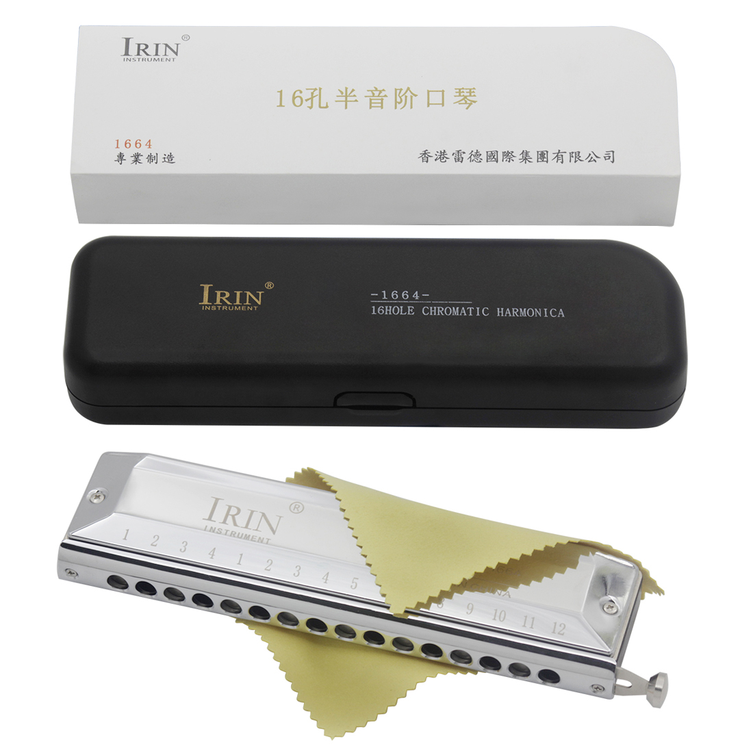 Professional 16 Hole 64 Tone C - Harmonica 10 Hole recension och pris