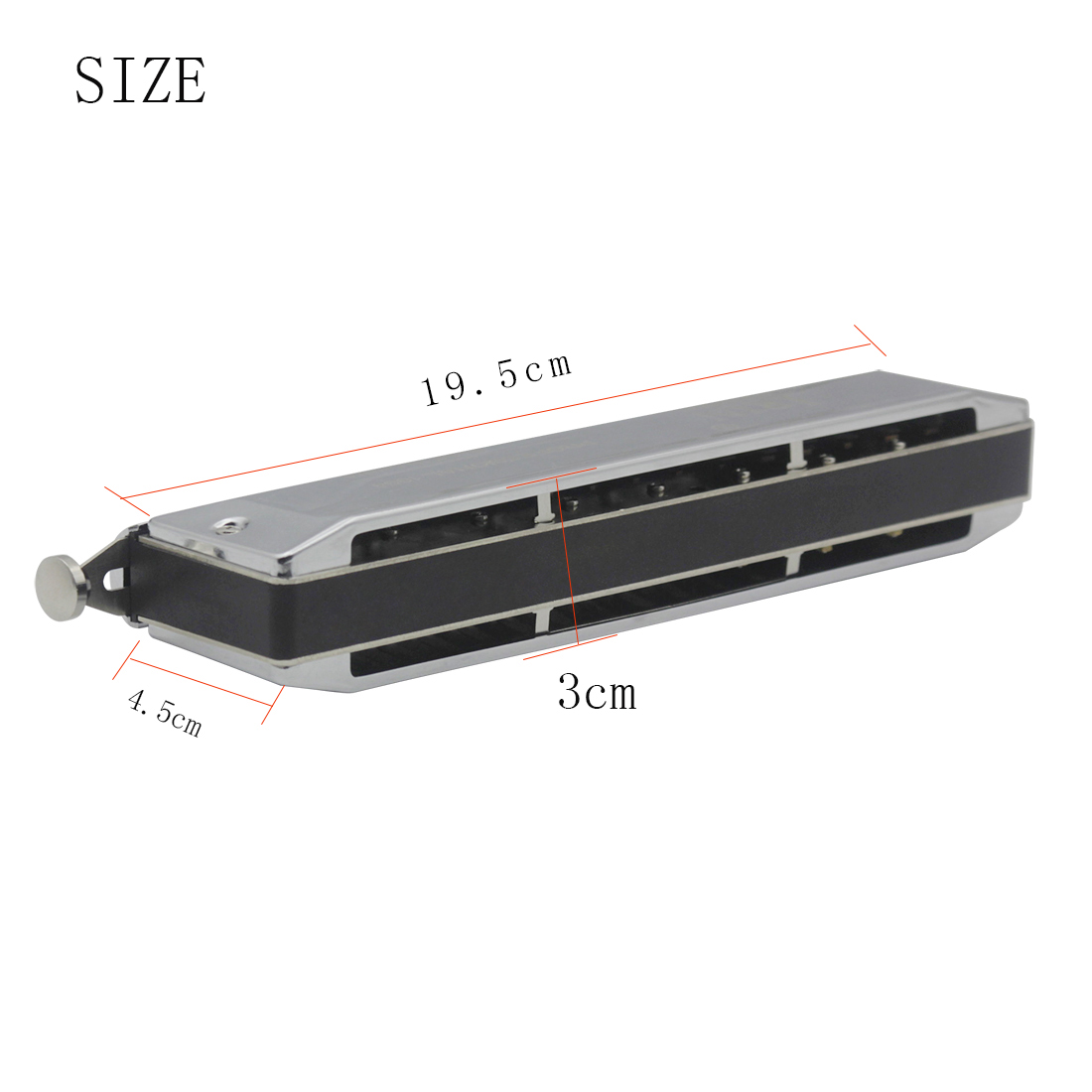 Professional 16 Hole 64 Tone C - Harmonica 10 Hole recension och pris