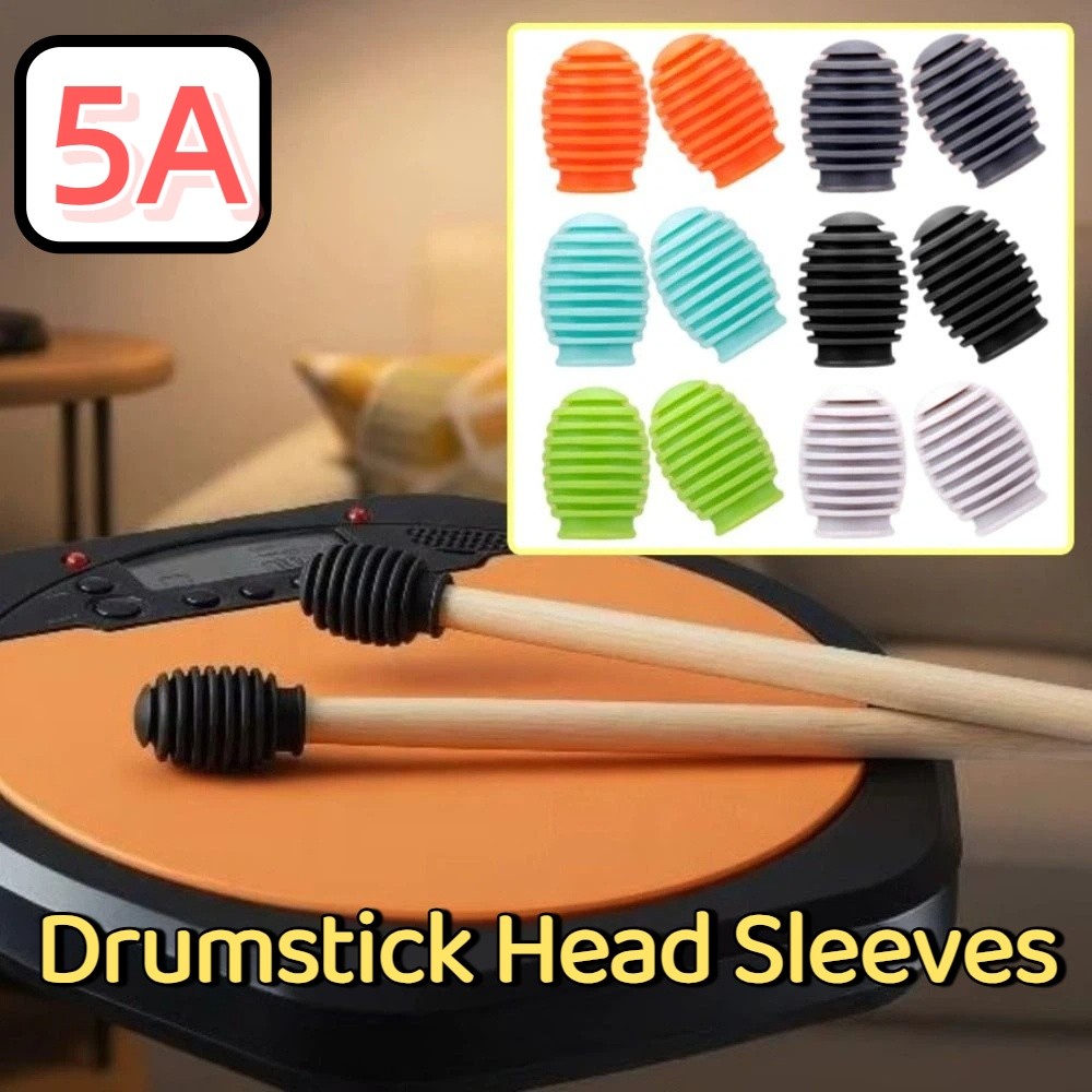 2Pcs Silicone Drum Mute Weaken - Drum Stick 5A recension och pris
