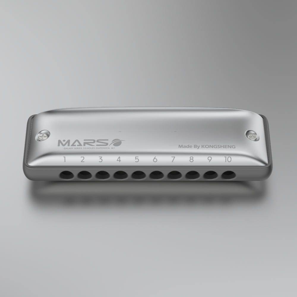 KONGSHENG M1MARS Round Hole 10 - Harmonica 10 Hole recension och pris
