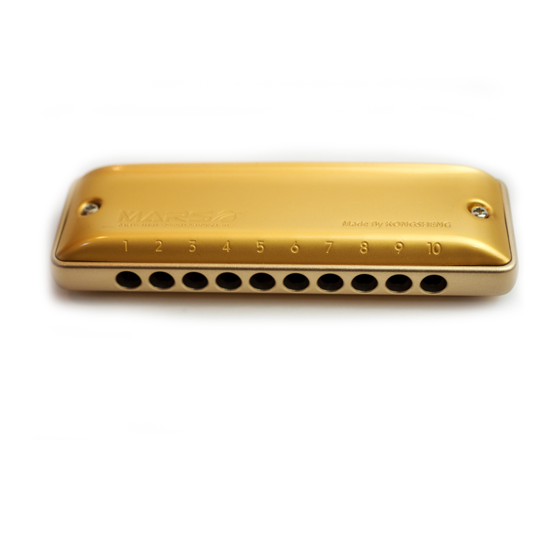 KONGSHENG M1MARS Round Hole 10 - Harmonica 10 Hole recension och pris