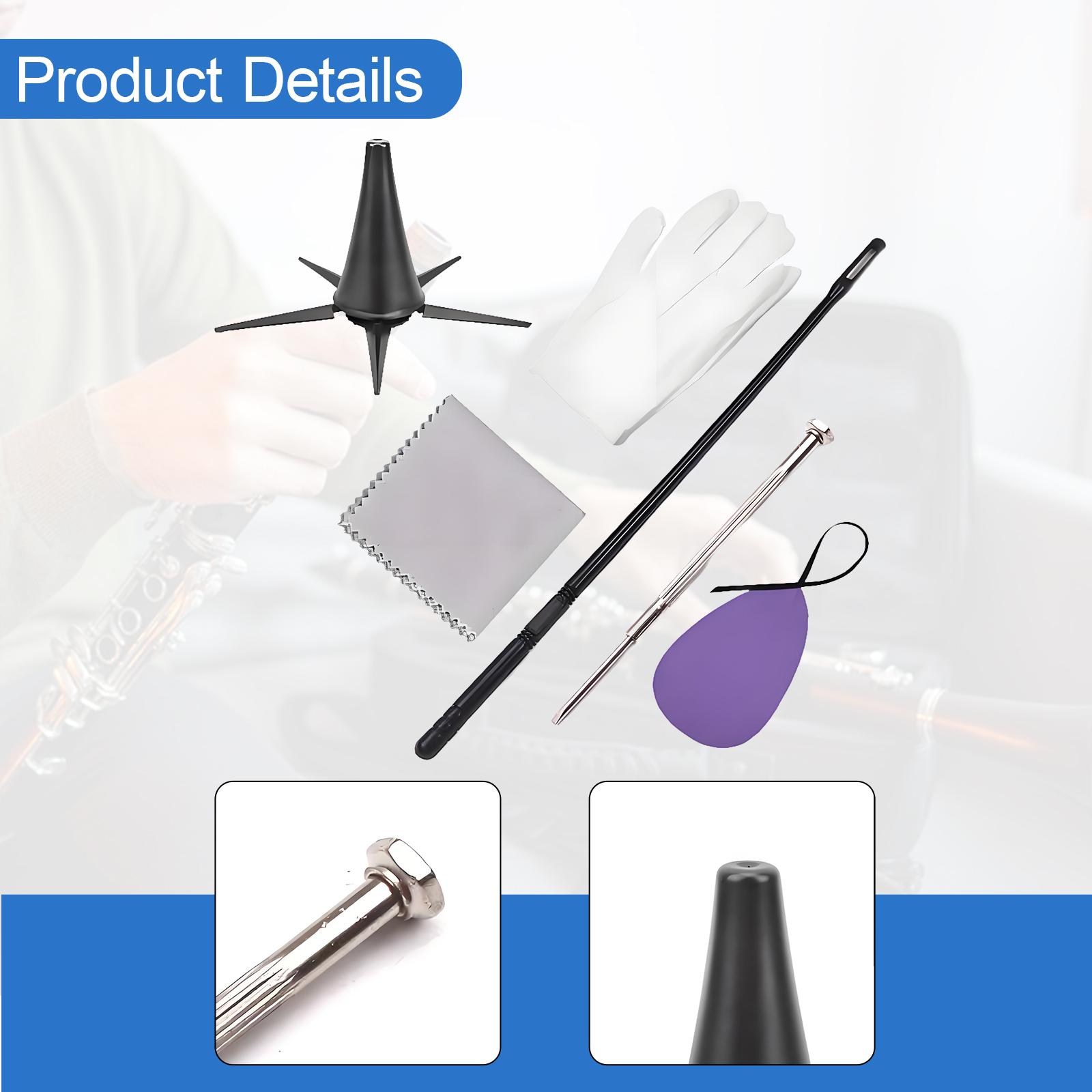 Clarinet Cleaning Kit Portable - Clarinet Care Kit recension och pris