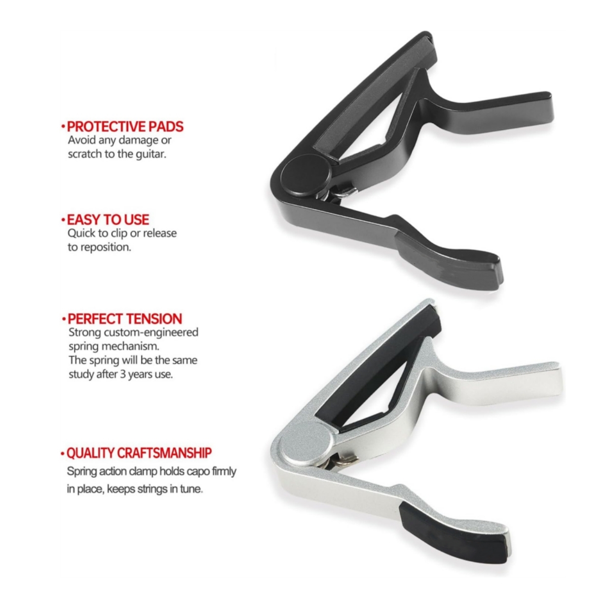 Miwayer Guitar Capo - Precisio - Guitar Capo Clip recension och pris