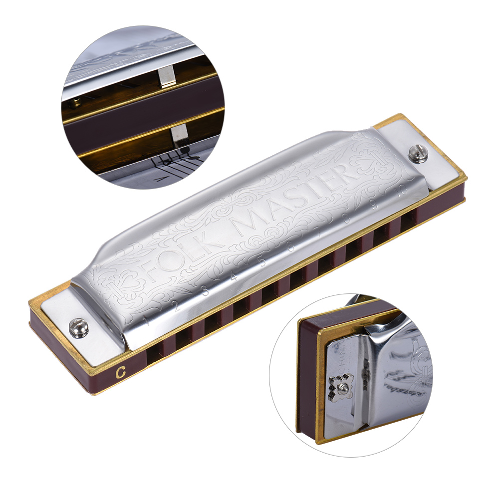 SUZUKI Folkmaster Blues Harmon - Harmonica 10 Hole recension och pris