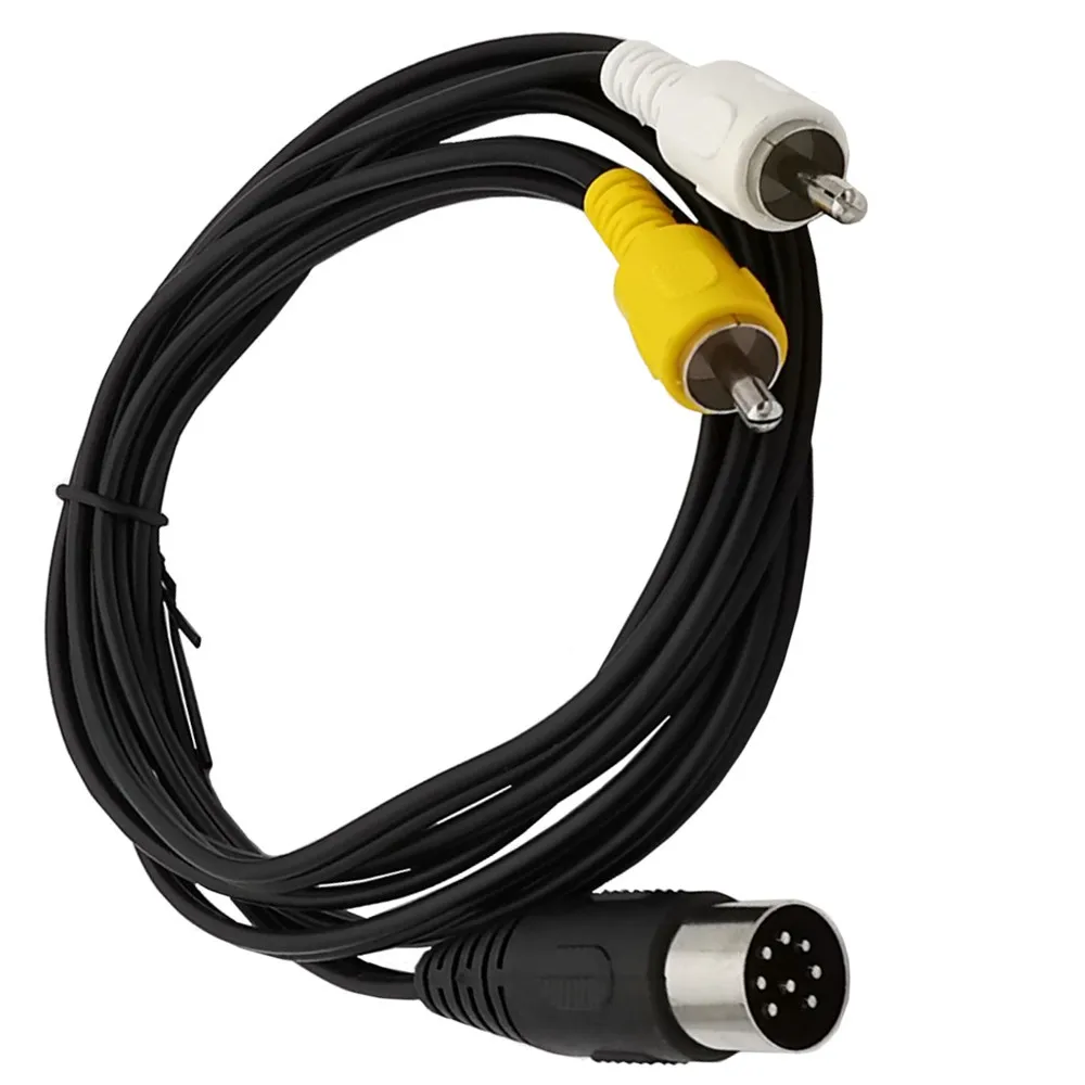 Din 8 Pin to 2RCA Cable 8Pin D - Audio Music Instrumental recension och pris