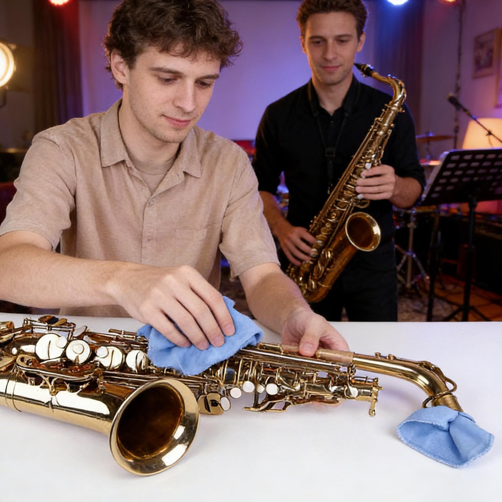 Saxophone Cleaning Cloth Kit 2 - Clarinet Care Kit recension och pris