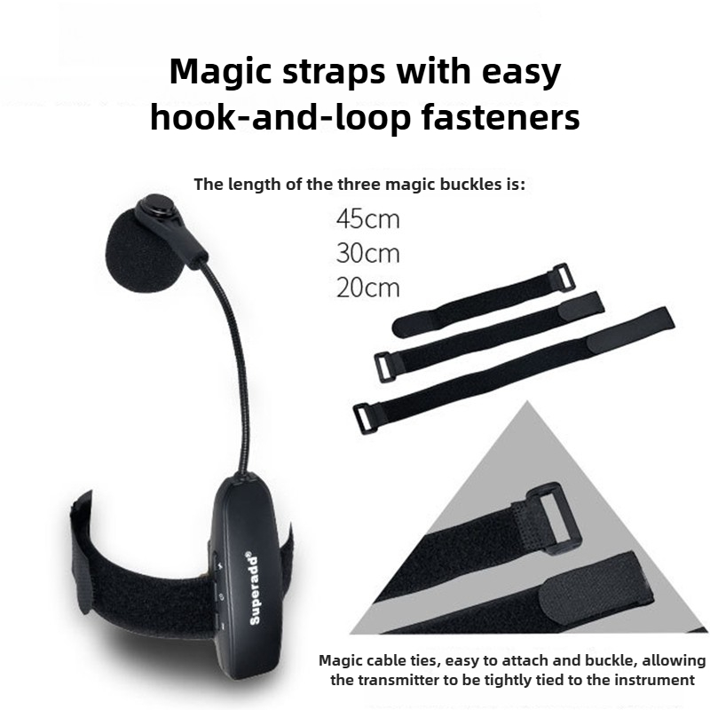 Portable ERhu Wireless Microph - Audio Music Instrumental recension och pris