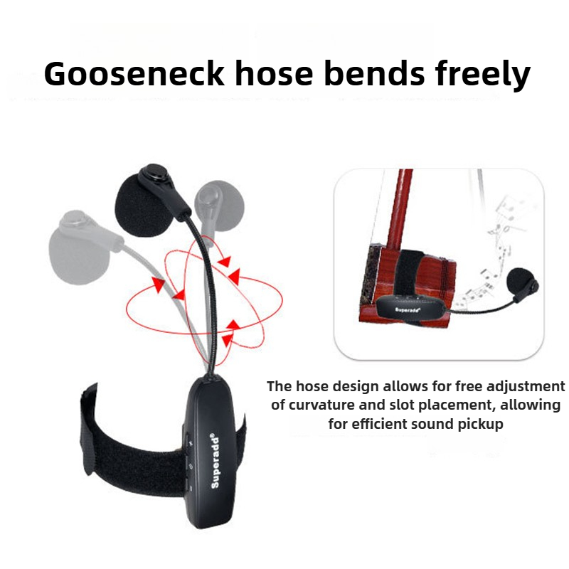 Portable ERhu Wireless Microph - Audio Music Instrumental recension och pris
