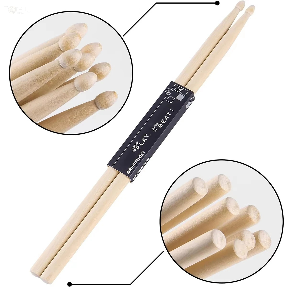 1 Pair Maple Drumstick 5A 7A T - Drum Stick 5A recension och pris