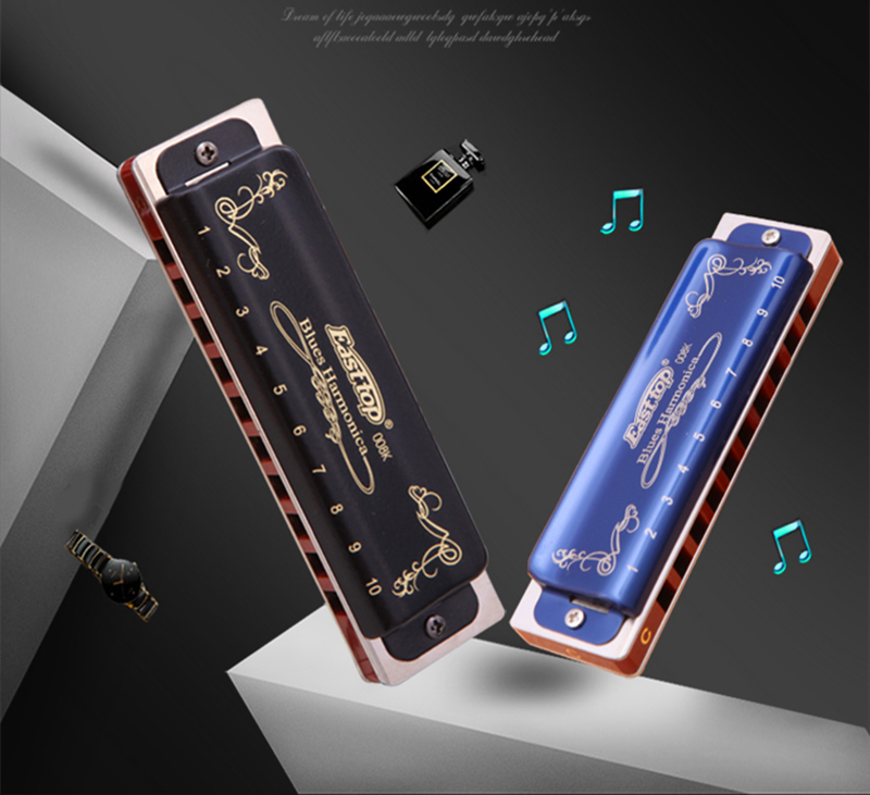 Hot Selling  Harmonica T008K 1 - Harmonica 10 Hole recension och pris