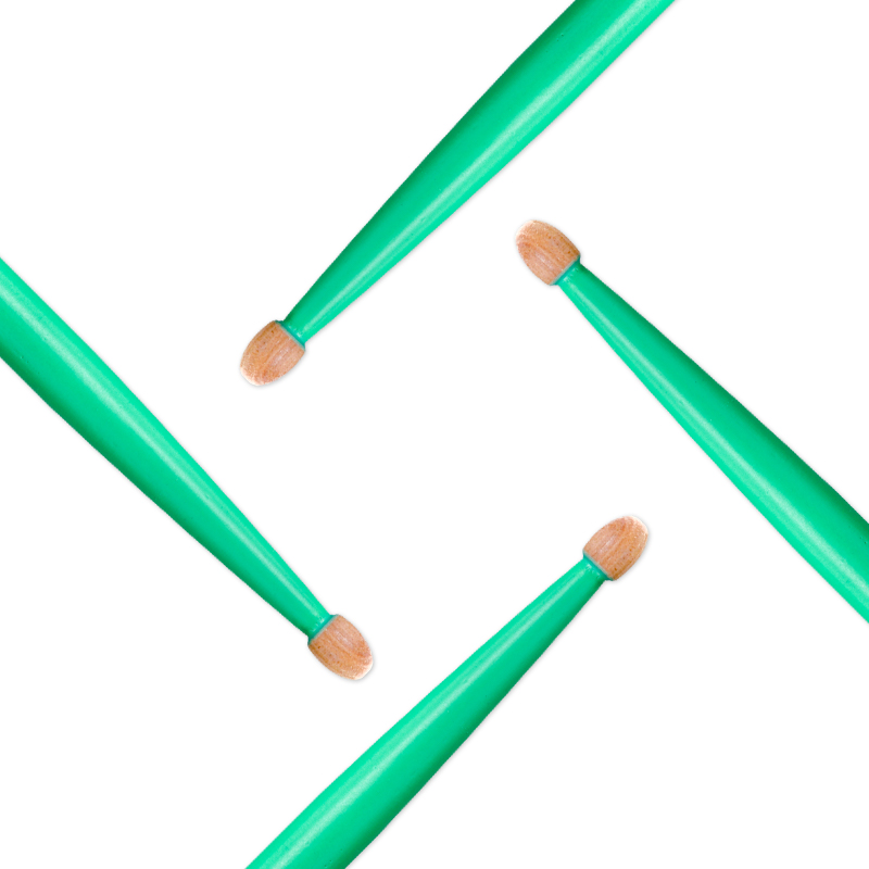 Hun Hickory Drum Stick Colorfu - Drum Stick 5A recension och pris
