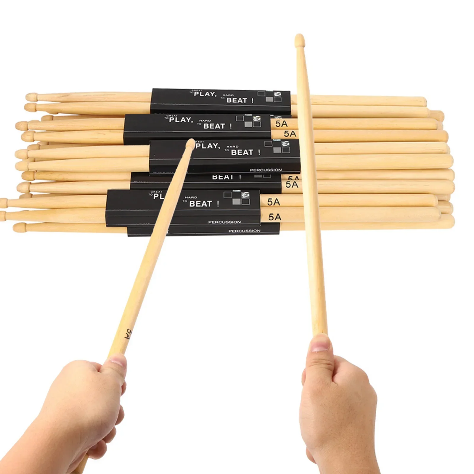 12Pairs Teardrop‑shaped Stick  - Drum Stick 5A recension och pris