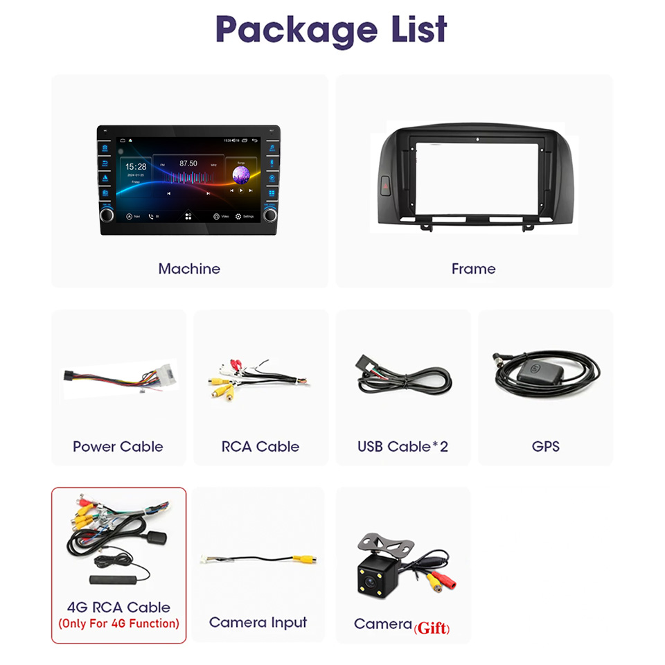 8G Ram 128GB QLED Car Radio Vi - Audio Music To Text recension och pris