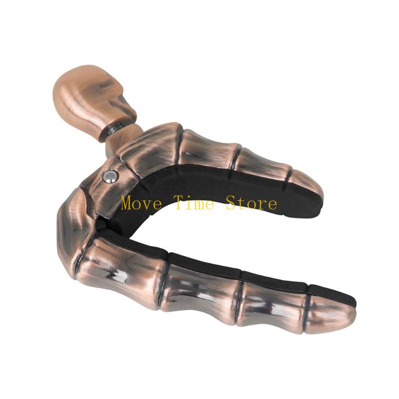 92ME Skull Guitar Tuning Clamp - Guitar Capo Clip recension och pris