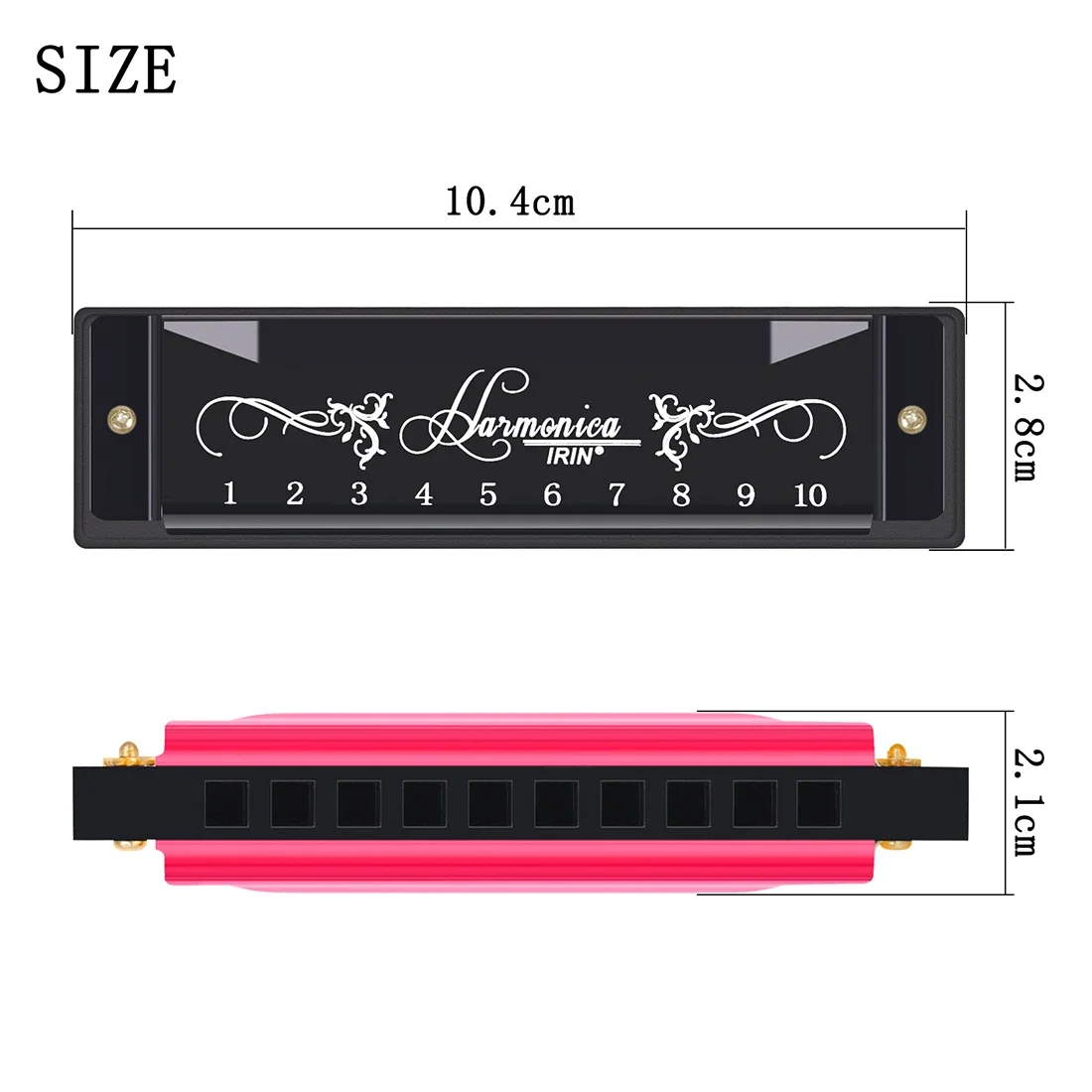 IRIN Harmonica 10 Holes 10 Not - Harmonica 10 Hole recension och pris