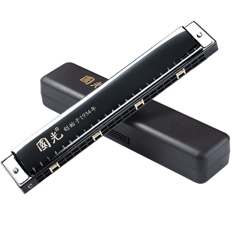 Guoguang Tremolo Harmonica 24  - Harmonica 10 Hole recension och pris