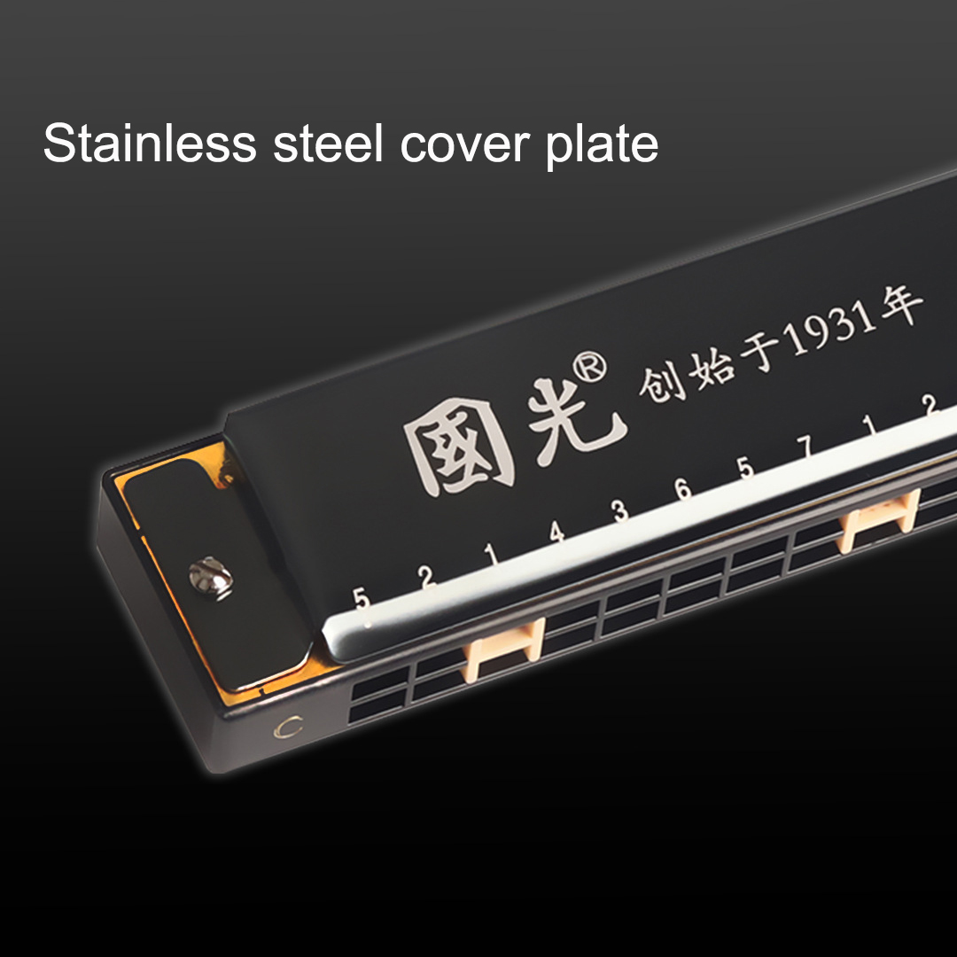 Guoguang Tremolo Harmonica 24  - Harmonica 10 Hole recension och pris