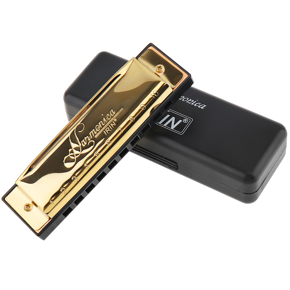 Silver / Gold KeyC 10 Hole 20  - Harmonica 10 Hole recension och pris