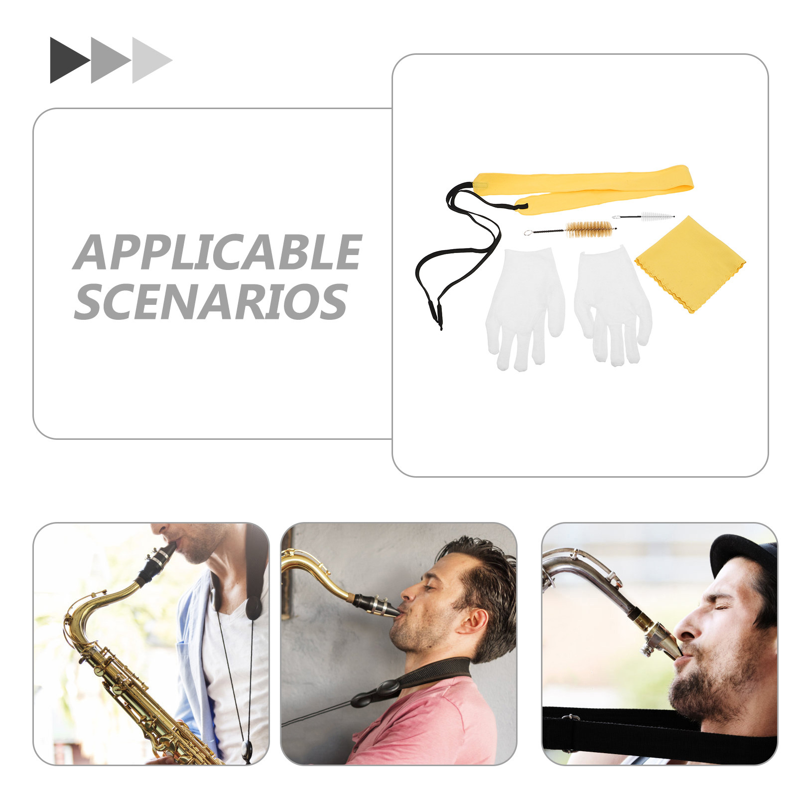 1Set Woodwind Cleaning Kit Sax - Clarinet Care Kit recension och pris