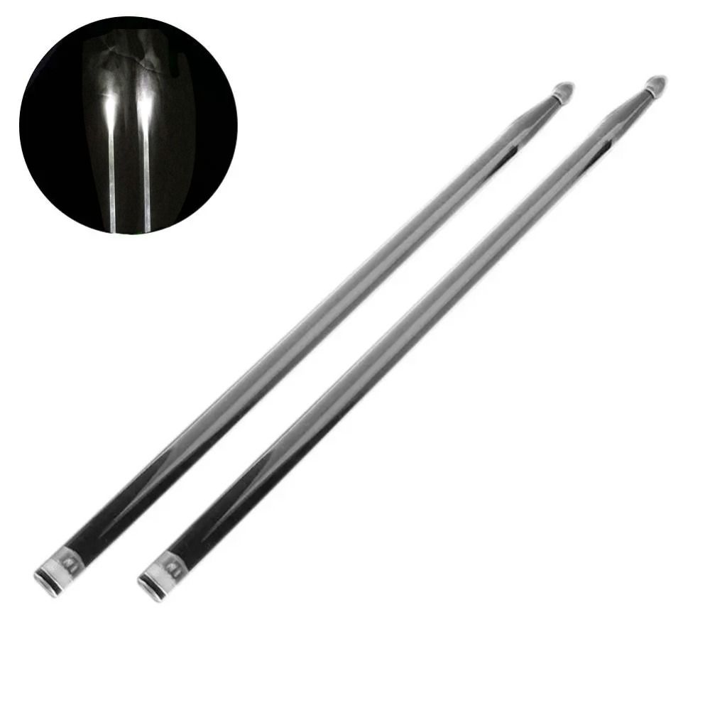 2Pcs Colorful 5A Luminous Drum - Drum Stick 5A recension och pris