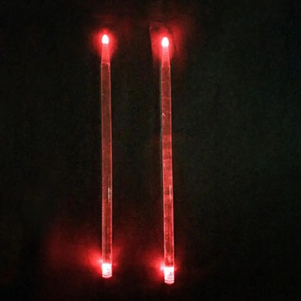 2Pcs Colorful 5A Luminous Drum - Drum Stick 5A recension och pris