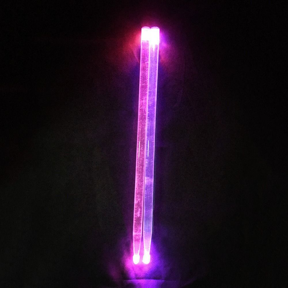 2Pcs Colorful 5A Luminous Drum - Drum Stick 5A recension och pris